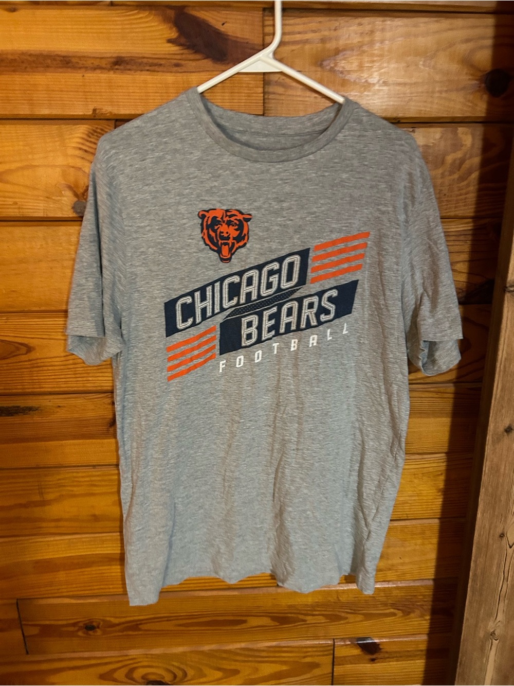 Men's Chicago Bears Gray Graphic Tee